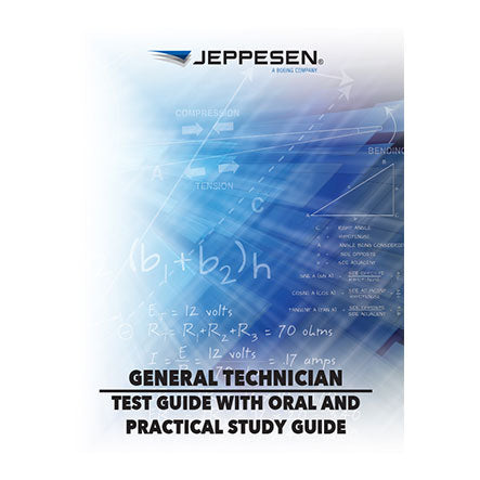 Jeppesen® A&P Technician General Test Guide with Oral & Practical Study Guide | [10002000-008]